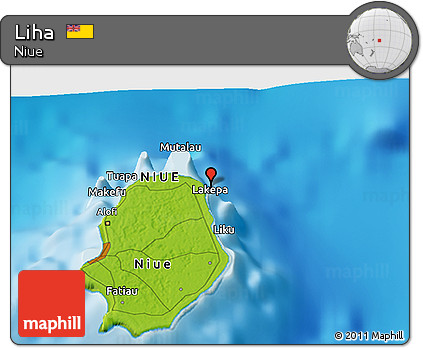 Physical 3D Map of Liha