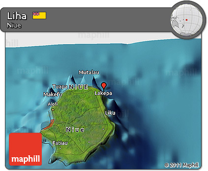 Satellite 3D Map of Liha