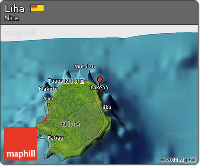 Satellite 3D Map of Liha
