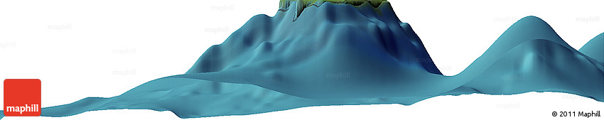 Satellite Horizon Map of Liha