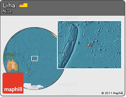 Satellite Location Map of Liha