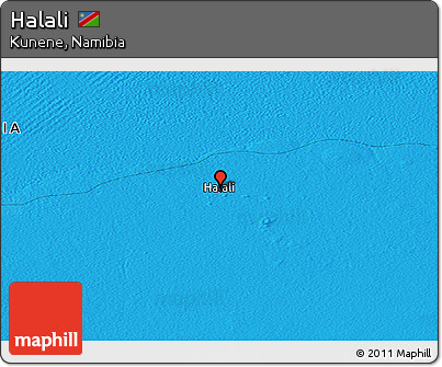 Political Panoramic Map of Halali