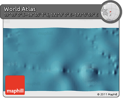 Satellite 3D Map of the Area around 19° 2' 1" S, 172° 37' 30" E