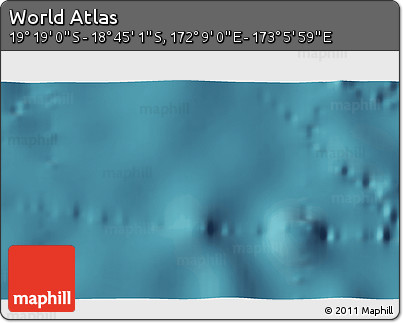 Satellite 3D Map of the Area around 19° 2' 1" S, 172° 37' 30" E