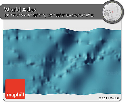 Satellite 3D Map of the Area around 19° 2' 1" S, 176° 1' 30" E