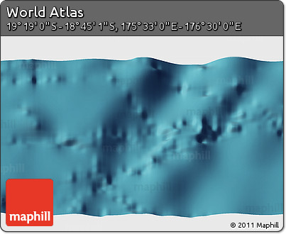 Satellite 3D Map of the Area around 19° 2' 1" S, 176° 1' 30" E