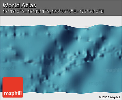 Satellite 3D Map of the Area around 19° 2' 1" S, 176° 1' 30" E