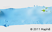 Physical Panoramic Map of Undu