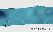 Satellite Panoramic Map of Undu