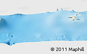 Shaded Relief Panoramic Map of Undu