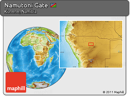 Physical Location Map of Namutoni Gate