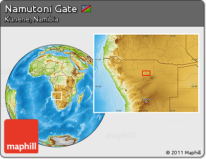Physical Location Map of Namutoni Gate