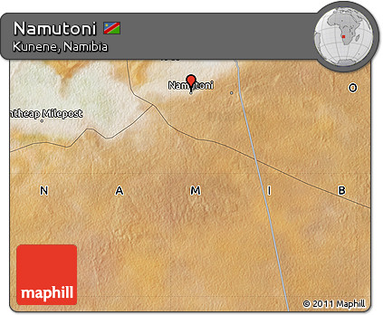 Satellite Map of Namutoni