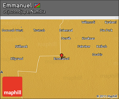 Physical 3D Map of Emmanuel