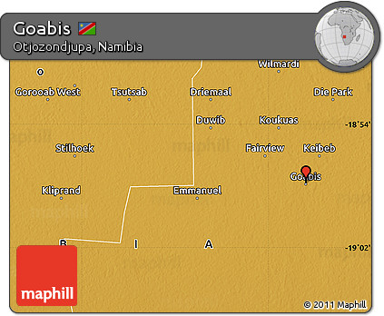 Physical Map of Goabis
