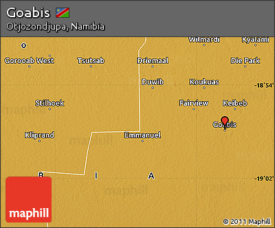 Physical Map of Goabis