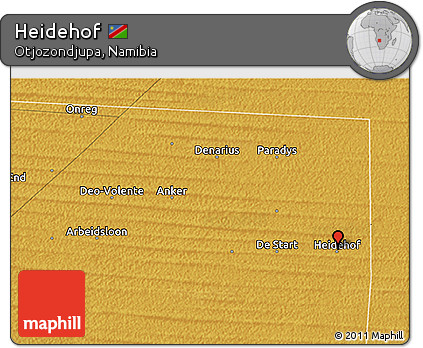 Physical 3D Map of Heidehof