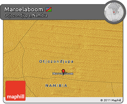 Physical 3D Map of Maroelaboom