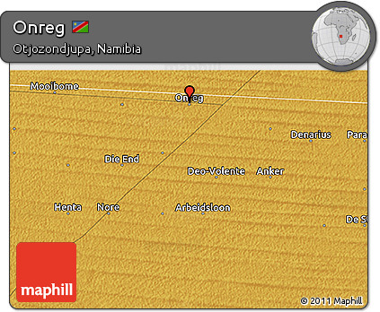 Physical 3D Map of Onreg