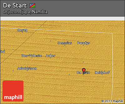 Physical 3D Map of De Start