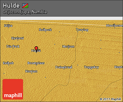Physical 3D Map of Hulde