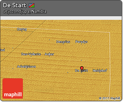 Physical 3D Map of De Start