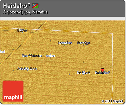 Physical 3D Map of Heidehof