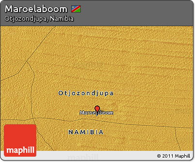 Physical 3D Map of Maroelaboom