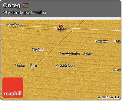 Physical 3D Map of Onreg