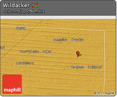 Physical 3D Map of Wildacker