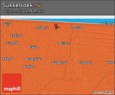 Political 3D Map of Sukkelsoek