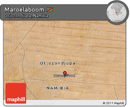 Satellite 3D Map of Maroelaboom