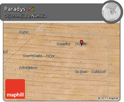 Satellite 3D Map of Paradys