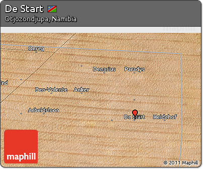 Satellite 3D Map of De Start