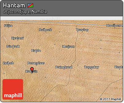 Satellite 3D Map of Hantam