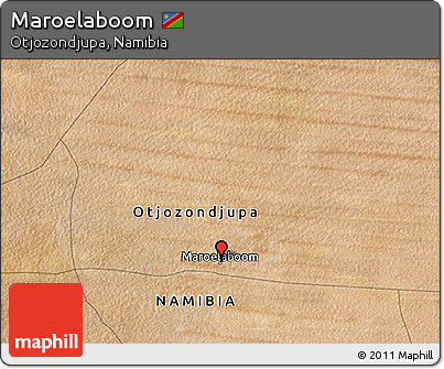 Satellite 3D Map of Maroelaboom