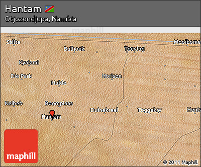 Satellite 3D Map of Hantam