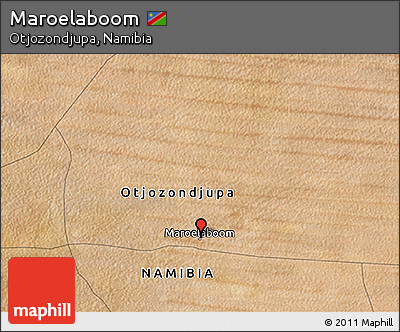 Satellite 3D Map of Maroelaboom