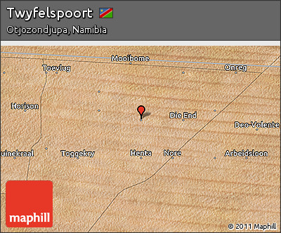 Satellite 3D Map of Twyfelspoort