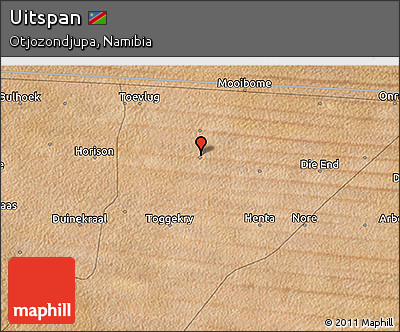 Satellite 3D Map of Uitspan