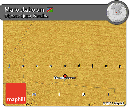 Physical Map of Maroelaboom