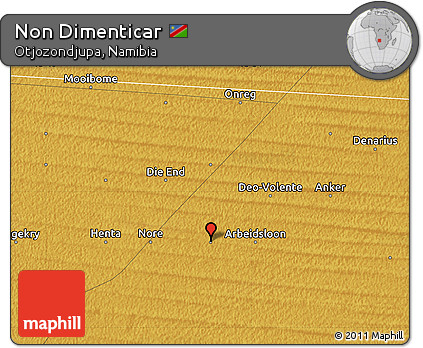 Physical Map of Non Dimenticar