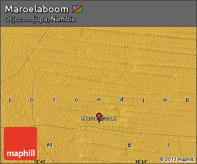Physical Map of Maroelaboom