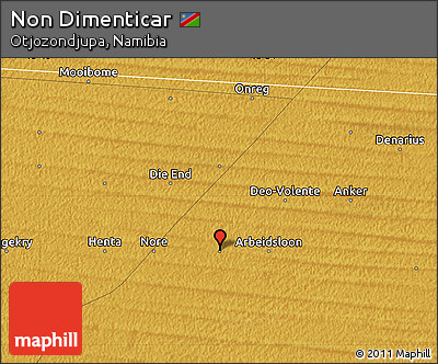 Physical Map of Non Dimenticar