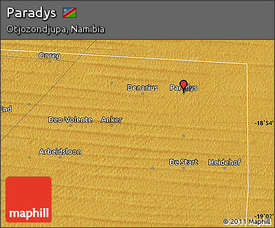 Physical Map of Paradys