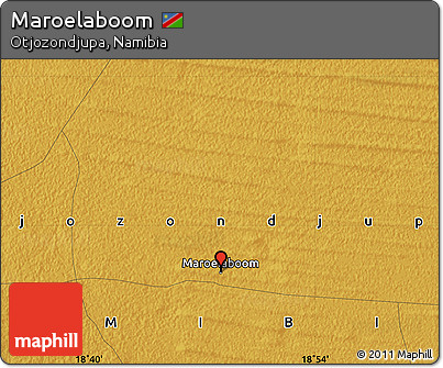 Physical Map of Maroelaboom