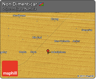 Physical Map of Non Dimenticar
