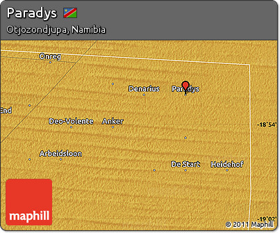 Physical Map of Paradys