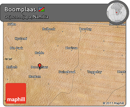 Satellite Map of Boomplaas