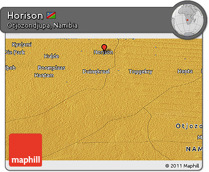 Physical Panoramic Map of Horison